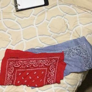 These are bandannas